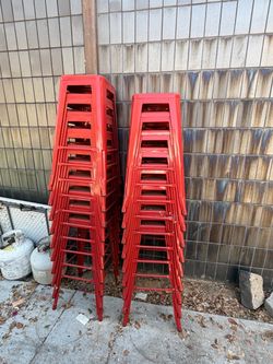 Red Stools