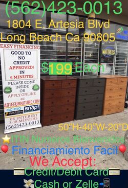 Chest 6 Drawers In Any Color New jumbo SIZE-38W-20D—50H