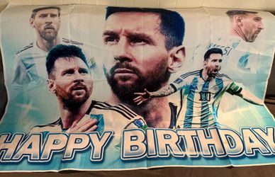 Messi Backdrop