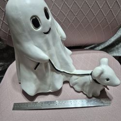 Halloween Ghost Walking Dog