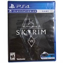 The Elder Scrolls V Skyrim VR Sony PlayStation 4 PS4 New SEALED Video Game