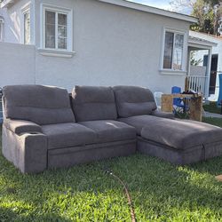 Grey couch converter