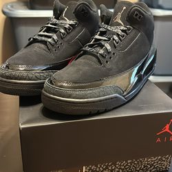 Air Jordan 3 Black Cat Size 10 DS 100% Authentic