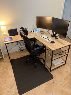 L-shaped Desk.
