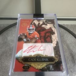 1/1 Cade Klubnik AUTO Rookie – One of One – SSP Case Hit