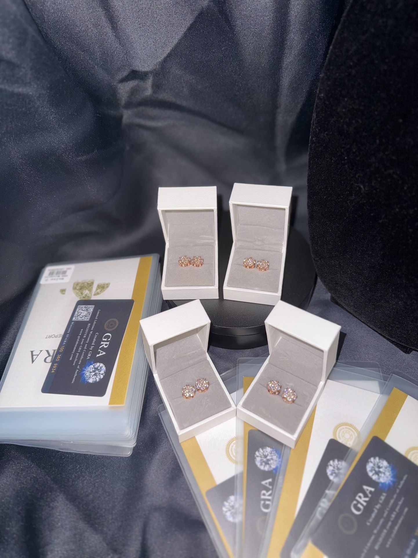 10MM Cluster Earrings