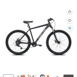 Ozark Trail 27.5" Vibe Mountain Bike, Medium Frame, Fits Riders 5'3" - 5'8", Black, Adult, Unisex