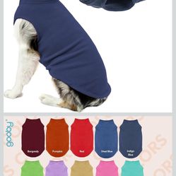 Gooby - Stretch Fleece Vest, Pullover Fleece Vest Jacket Sweater for Dogs, Indigo Blue, 3X-Large Length (20.5")