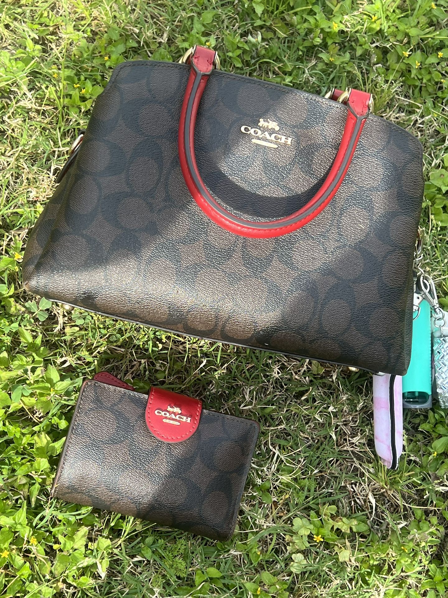Authentic Purse W Matching Wallet 