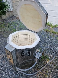 Pottery Kiln and Wheel