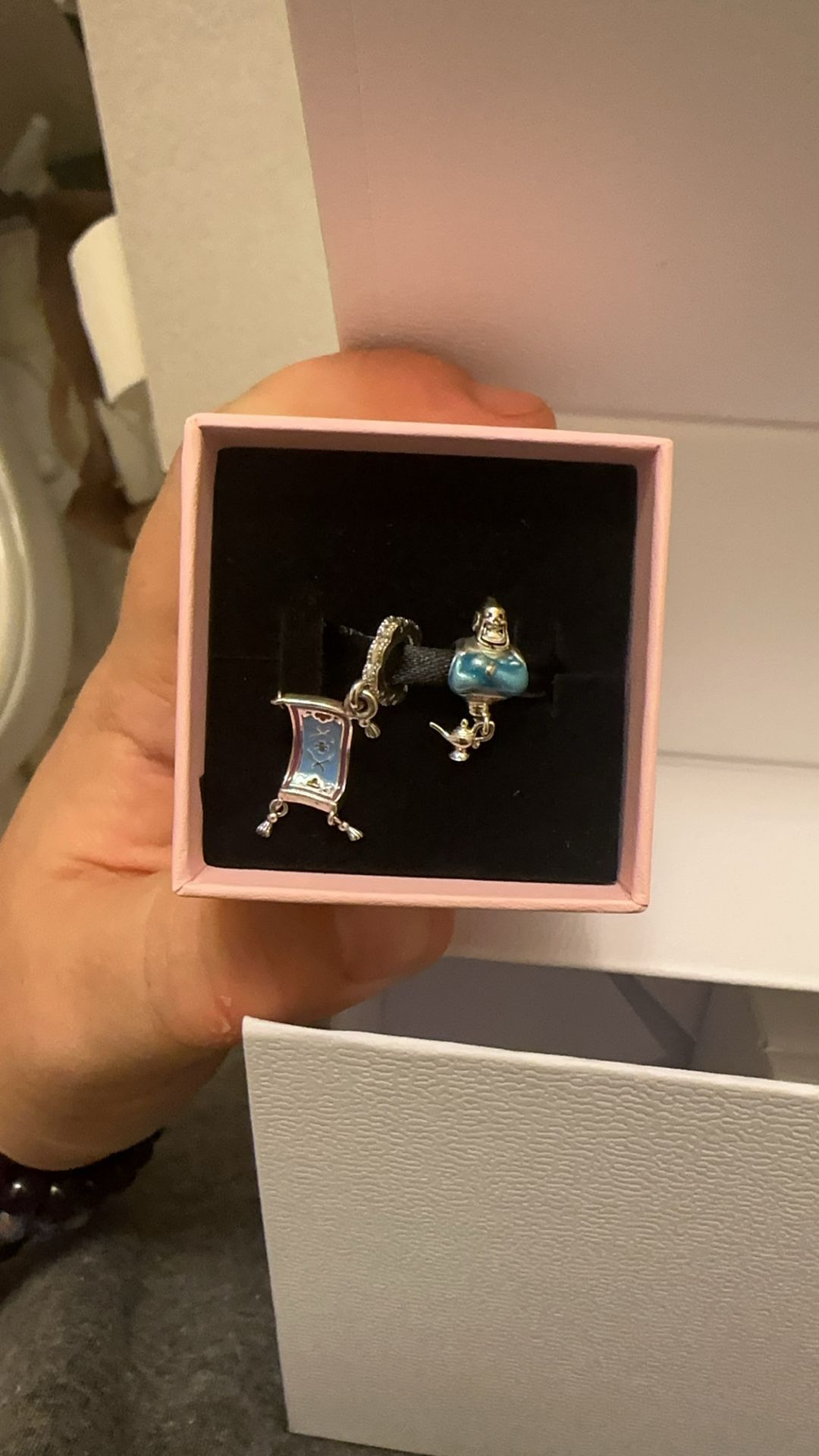 2 Aladdin Pandora Charms
