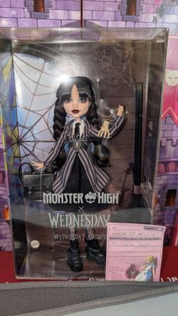 Monster High Wednesday Addams New in the Box.