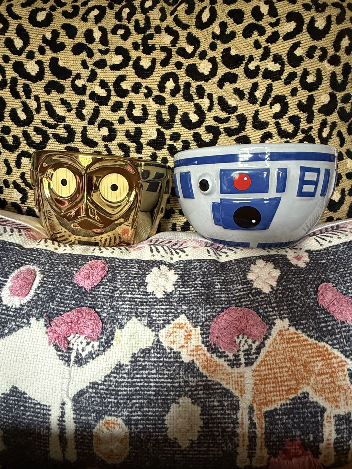 Star Wars R2D2 and C-3PO Disney Snack Bowls