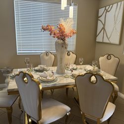 Six Chairs, Beautiful Table