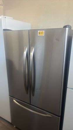 AMANA STAINLESS STEEL FRENCH DOOR REFRIGERATOR 