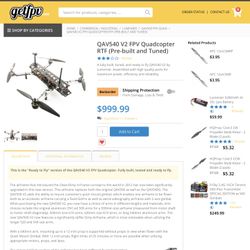 Qav 540 Drone With DJI Naza V2 Flight Controler GPS ,blue Tooth .