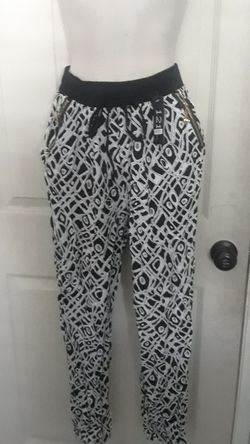 Black and white pants
