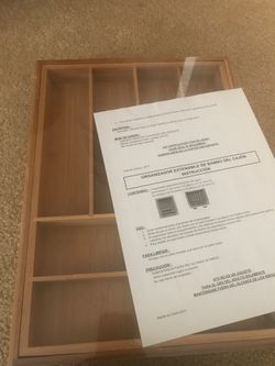 BAMBOO DRAWER ORGANIZER