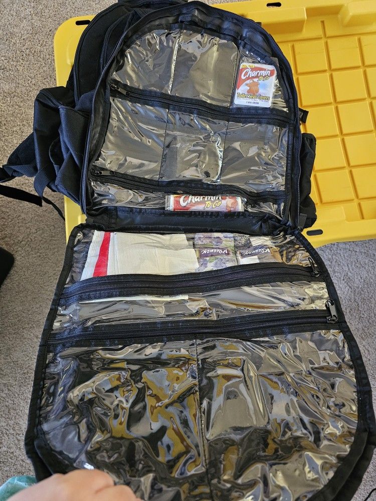 (2) New Ultra Organized Travel / Hiking / Diaper Bag