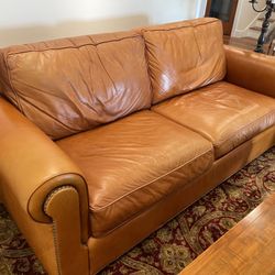 Norwalk Leather Couch