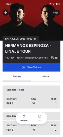Hermanos Espinoza Linaje Tour Saturday July 25th
