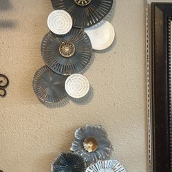 Lovely And Unique Multi Colored Indoor / Outdoor Metal Wall Decor 