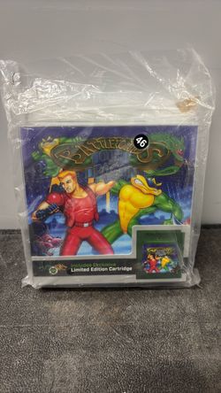 Battle toads, double dragon, exclusive limited edition cartridge