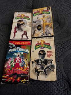 Mighty Morphin Power Rangers VHS Lot of 4