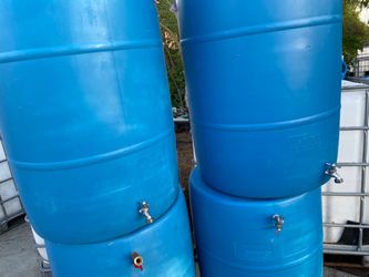 drums with adapter for water