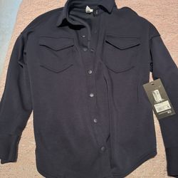 Nwt Womens Sky Captain XSmall Navy Blue Softlite Scuba Morgan Shacket 