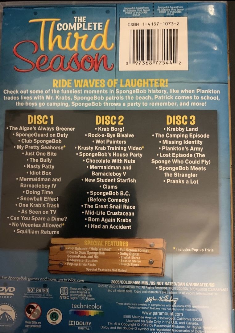 Spongebob Episode Spongebob Complete Series Digital Spongebob