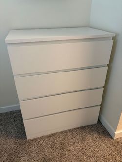 Storlinkta 4 drawer dresser, white