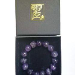 Natural Crystal Bracelet - 14mm with 15 Beads. Send a message for free shipping