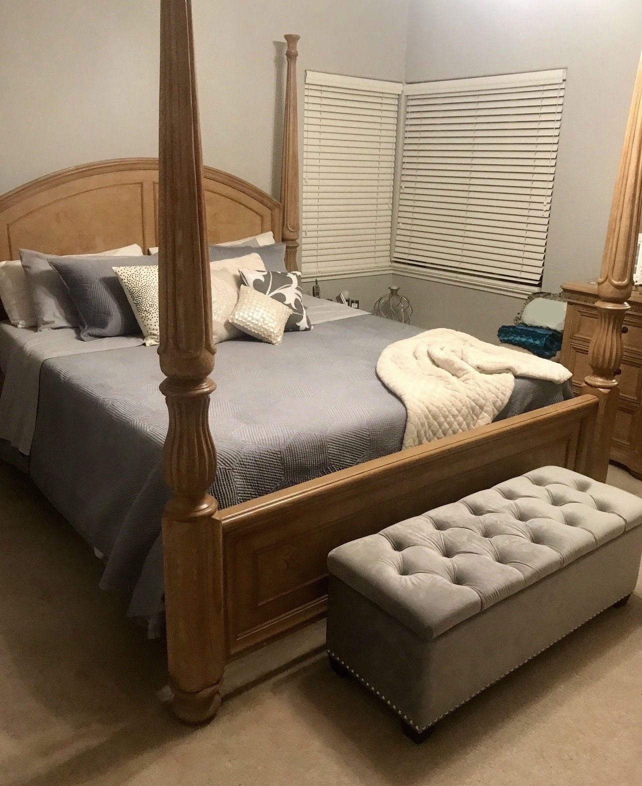 Cal King Contemporary Bed