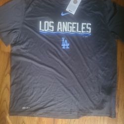 Brand New Men's Dodgers Nike Dri-Fit Shirt