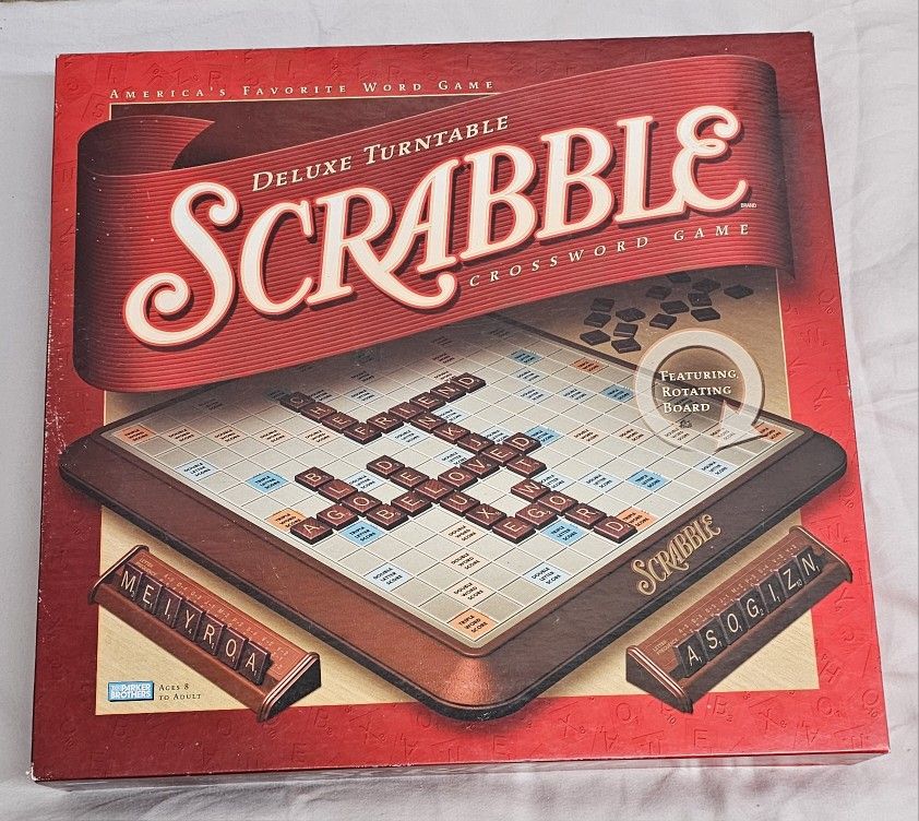 2001 Scrabble Deluxe Turntable Edition