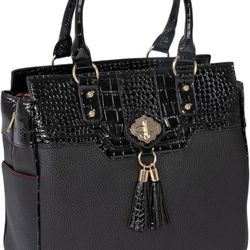 Beautiful Alligator JKM & Company Rolling Laptop Bag