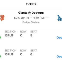 Dodger Tickets 