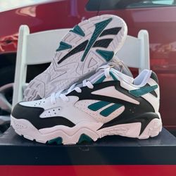 Reebok Preseason 94 Low White Black Teal Size 8.5 Style: 100202784