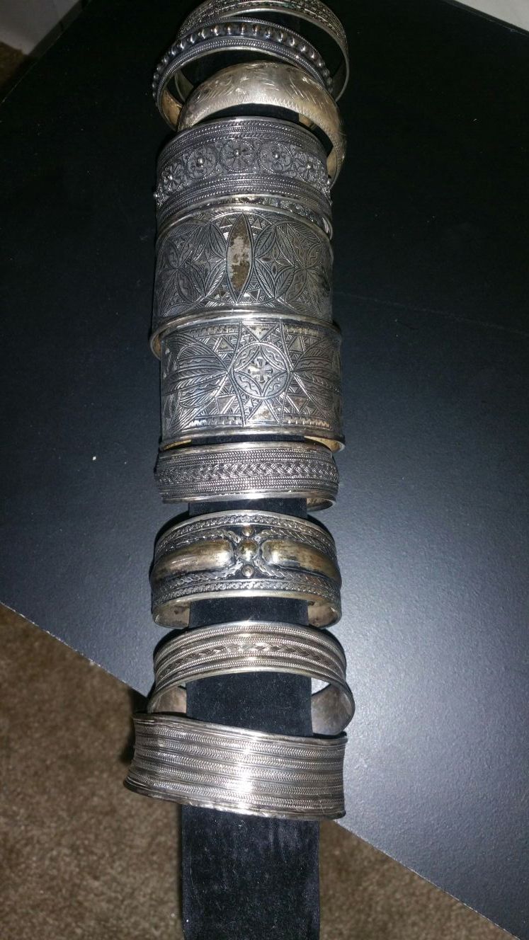 Moroccan silver bracelet