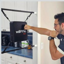 Doorway Punching Bag Mini Portable Boxing Bag Apartment Friendly Workouts Aerobic Exercise Stress Relief Boxing accessories Speed Bag Stand Sports