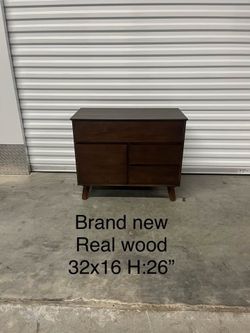 Mid-Century Modern Wood Dresser