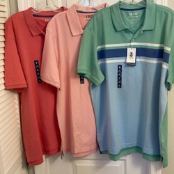 Izod Bundle NWT Mens XL Polo Shirts 3/$40