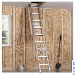 New Century Attic Aluminum Ladder