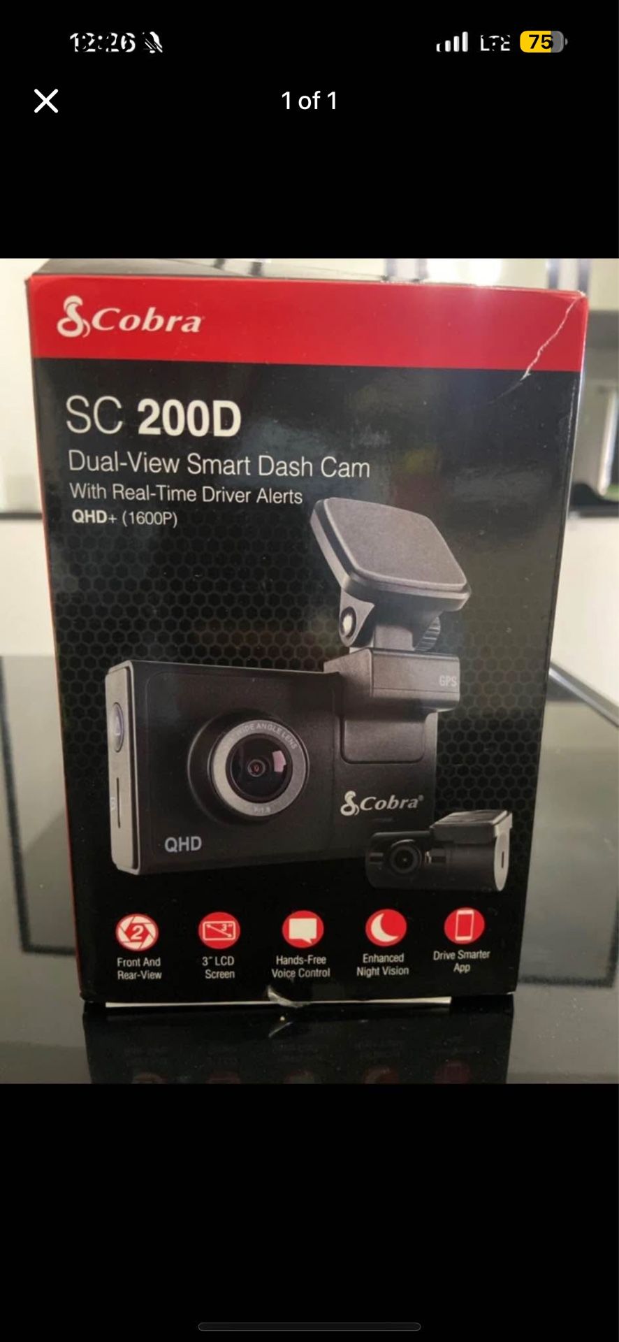Cobra Dash Cam Sc200