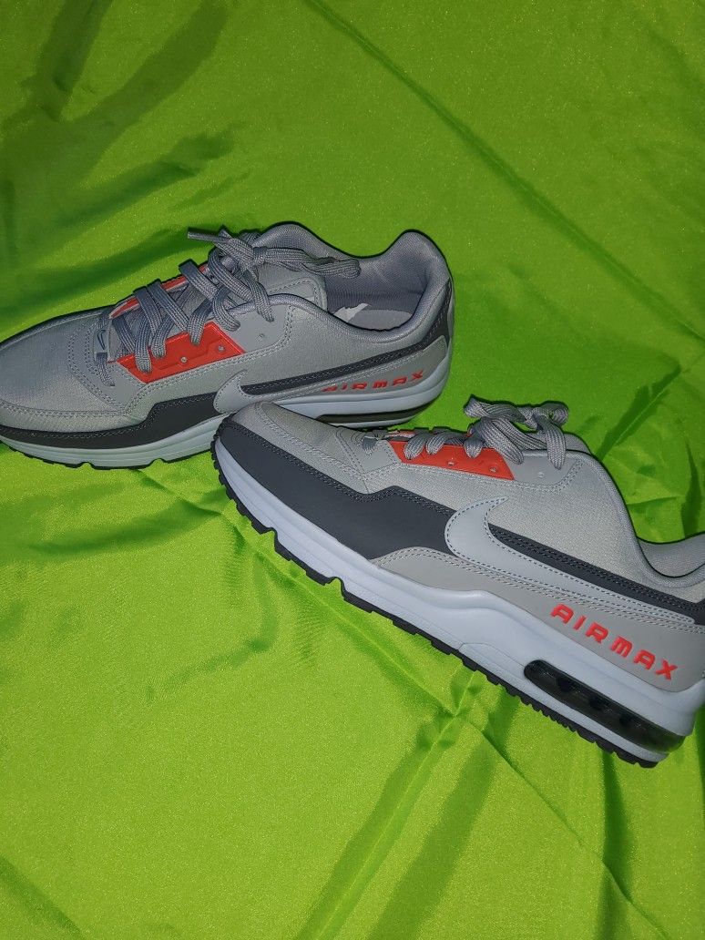 Brand New NIKE AIR MAX LTD 3'S. Size 10's... Safety Orange And Grey