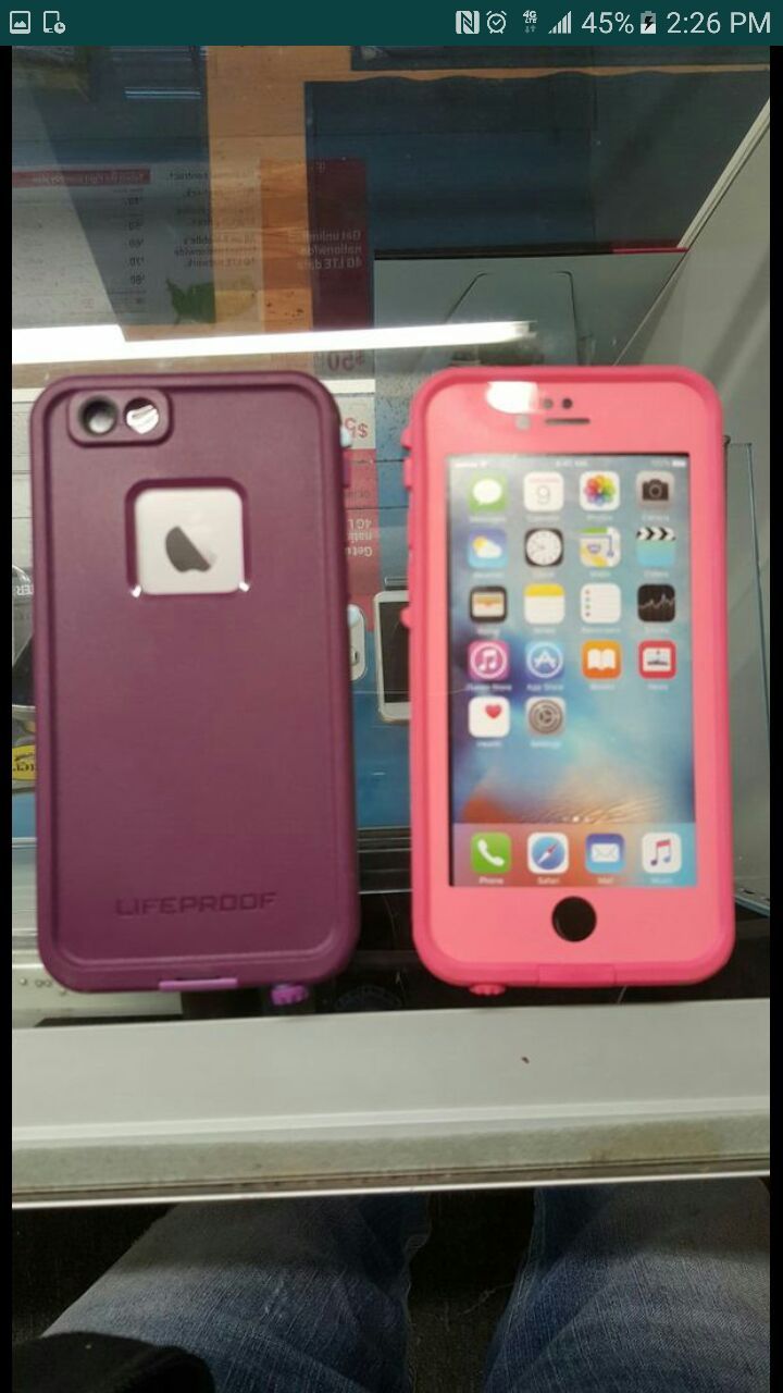 Life proof cases for iPhone 6 and 6s