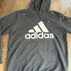 Adidas Sweatshirt Black And White Size Medium New