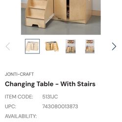 New Jonti Changing Table 