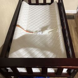 wooden baby changing table 